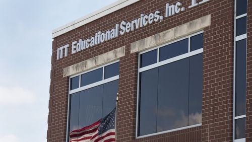 ITT Educational Services headquarters in Carmel, Ind., is shown Tuesday, Sept. 6, 2016. The company, which operates vocational schools, announced “with profound regret” in a statement Tuesday that it is ending academic operations at all of its more than 130 campuses across 38 states, including Georgia. (AP Photo/Michael Conroy)