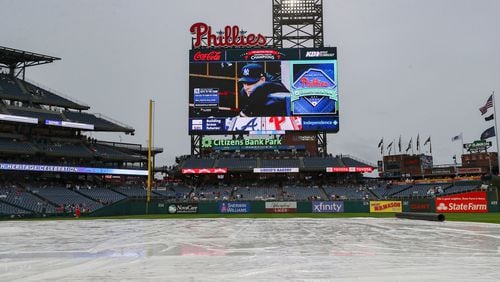 Rain delayed Thursday's home opener for the Phillies against the Braves. The teams will meet Friday to open the 2024 season.