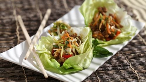 Spicy Asian Lettuce Wraps. (Jessica J. Trevino/Detroit Free Press/TNS)