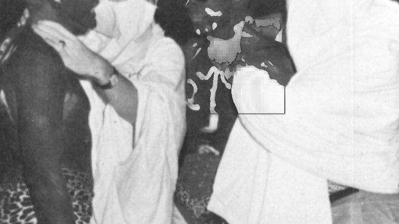 In a 1962 Georgia Tech yearbook, students are seen in blackface and KKK outfits.
