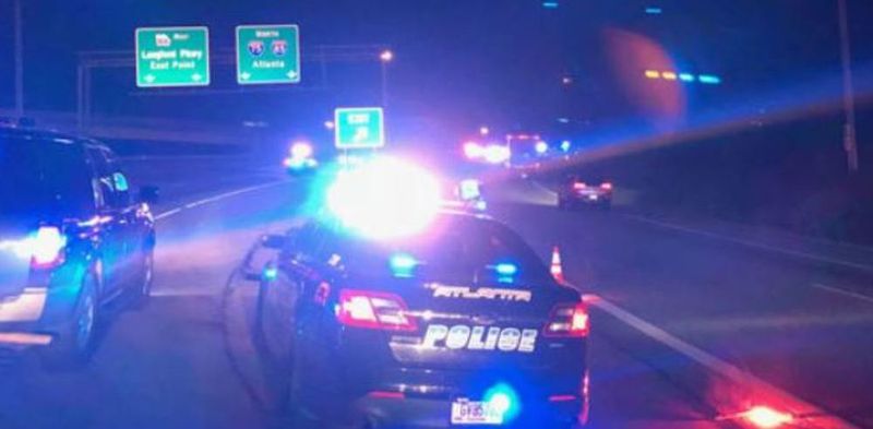Officers responded to a person down call just before 1:50 a.m. Thursday near the Langford Parkway split in southeast Atlanta, she said. (Credit: Channel 2 Action News)