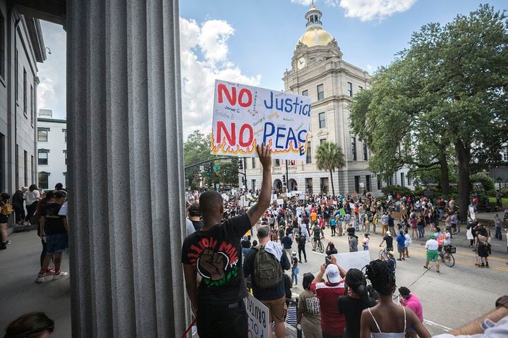 Photos: Protesters peacefully march in Savannah