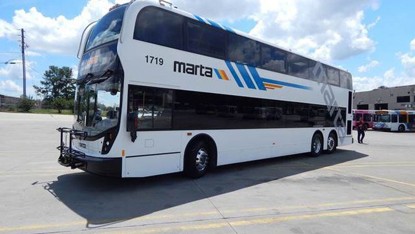 MARTA bus routes are experiencing delays due to icy roads.