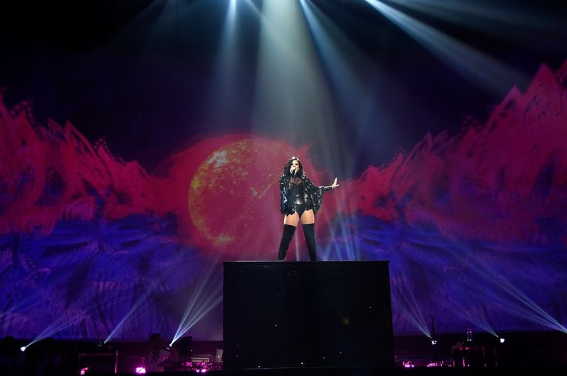 Behold, Demi Lovato. (Photo by Kevin Mazur/Getty Images for Philly Mack)