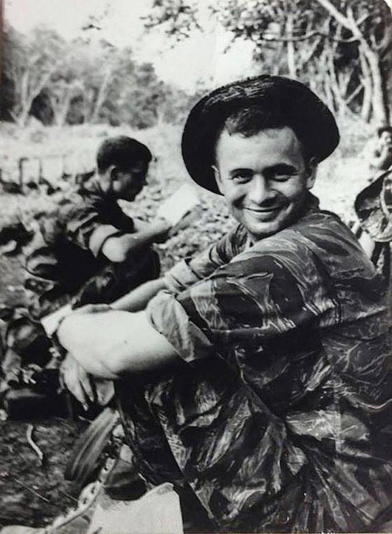 A young Sam Seestin Jr. served in Special Forces in Vietnam in the 1960s.