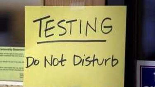 One of the contentions of parents opting their kids out of state testing this week is the tests are not developmentally appropriate, especially in length. (AJC File)