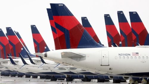 Delta Air Lines has parked planes amid flight cuts during the coronavirus pandemic.