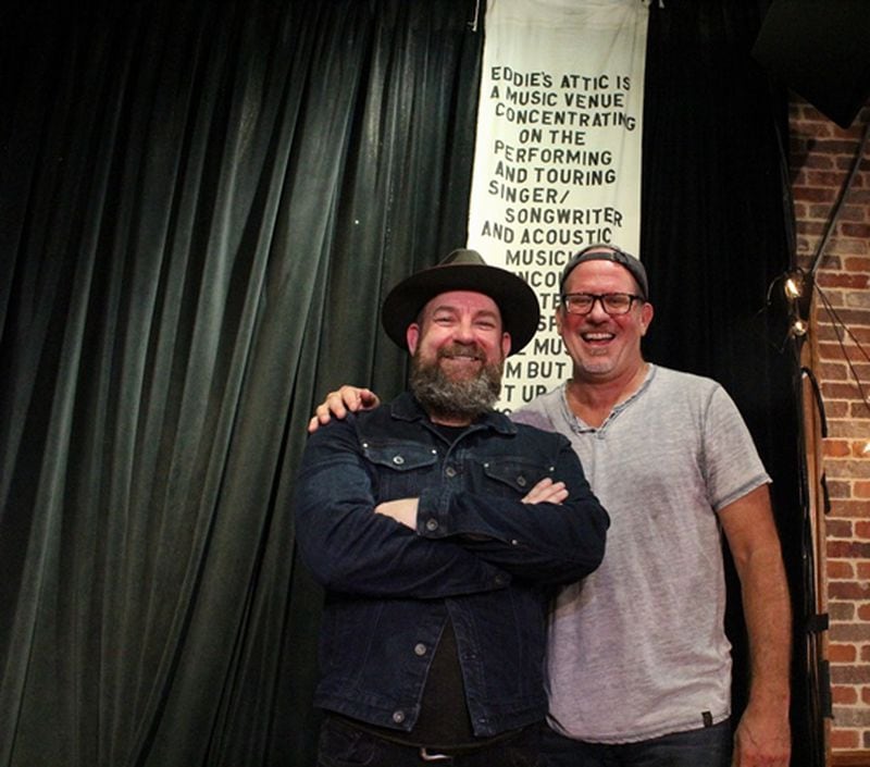 Kristian Bush (left) and Andrew Hyra have revived their '90s band Billy Pilgrim.