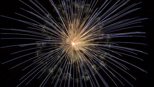 Stock photo of fireworks.