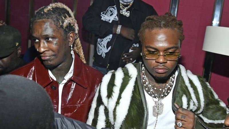 Atlanta rappers Young Thug and Gunna remain jailed after being charged in a sweeping gang indictment earlier this year. 