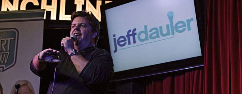Jeff Dauler at his Punchline appearance last month. CREDIT: The Punchline