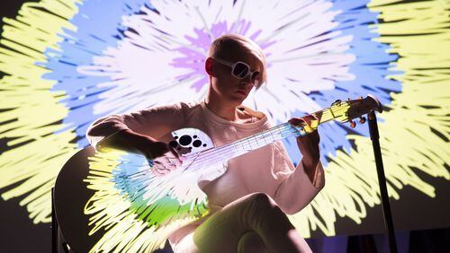 Former Atlantan Kaki King will perform on acoustic guitar and lap steel, augmented with many digital and visual devices, during the new 2017-2018 Arts@Tech season at Georgia Tech’s Ferst Center. CONTRIBUTED BY MARLA AUFMUTH