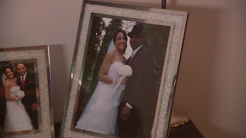 Bride Michelle Francis and her husband got violently sick on their wedding day and are suing the Atlanta hotel that held their reception. (Credit: Channel 2 Action News)