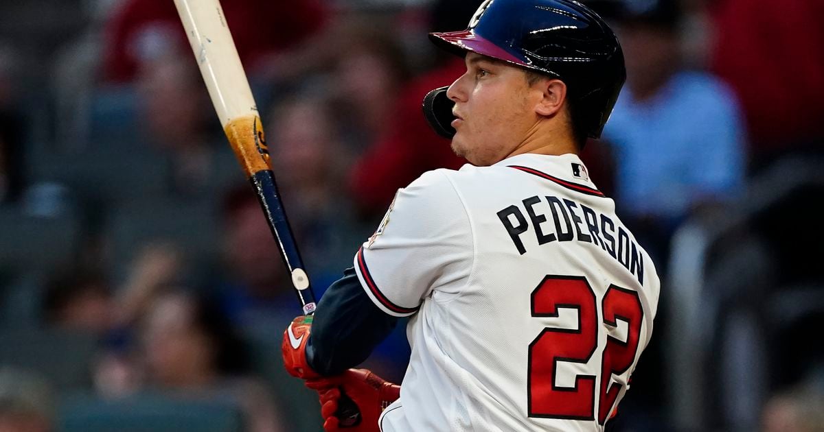 Photos: Joc Pederson hits home run as Braves play Rays