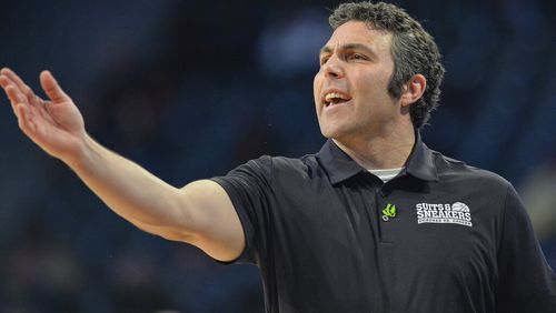 With no high school prospects signed, the scoring drain puts Georgia Tech coach Josh Pastner and his staff in the position of depending heavily on the transfer portal to secure help for the coming season. (Photo by Rich von Biberstein/Icon Sportswire) (Icon Sportswire via AP Images)