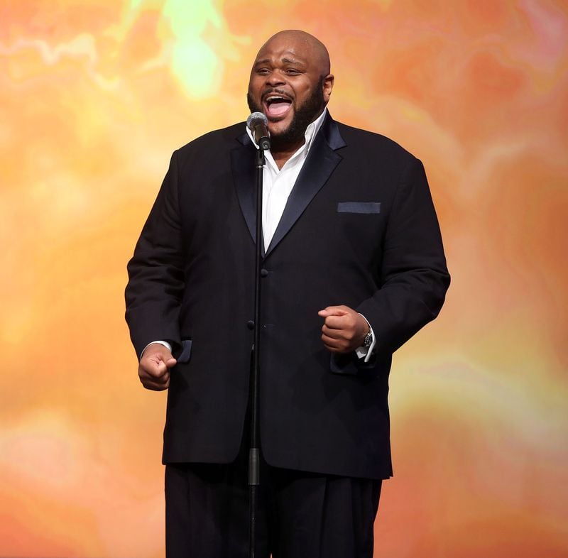 UNIVERSAL CITY, CA - FEBRUARY 15: Recording artist Ruben Studdard performs during the 21st Annual Movieguide Awards at the Universal Hilton Hotel on February 15, 2013 in Universal City, California. (Photo by Frederick M. Brown/Getty Images) Ruben Studdard is performing twice in Atlanta in two weeks later this fall at two different venues and events. CREDIT: Getty Images