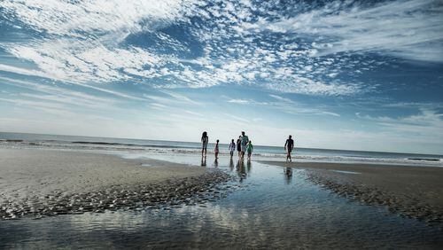 Hilton Head’s beaches offer shallow, calm waters for an ideal family getaway. Credit: Courtesy of the Hilton Head Island-Bluffton Visitor and Convention Bureau