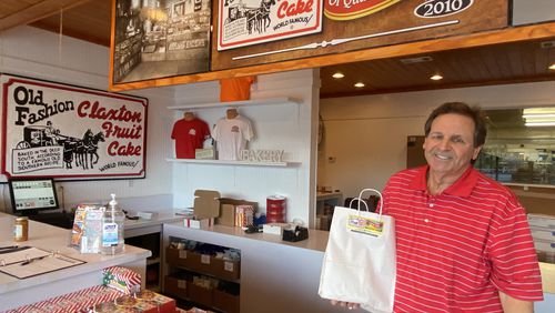 Dale Parker runs Claxton Bakery, which maintains a retail storefront but no longer offers tours of its production facility. Ligaya Figueras/ligaya.figueras@ajc.com