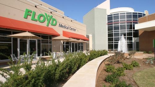 Floyd Medical Center in Rome, Ga., was one of the earliest hit with a surge of COVID-19 cases and had to build extra space to treat patients.
