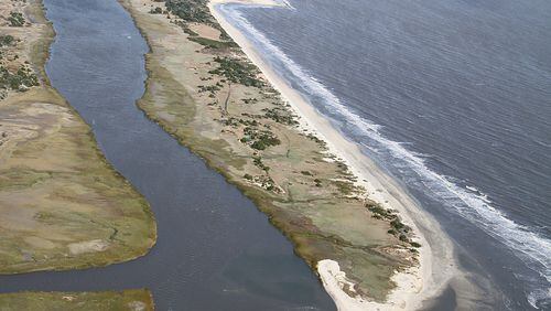 The Sea Island spit. Photo by James Holland.