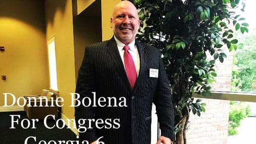 Former congressional candidate Donnie Boleno.