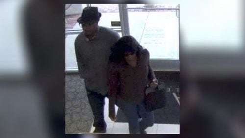 A man and woman suspected of robbing a Conyers jewelry store in April. (Credit: Conyers Police Department)