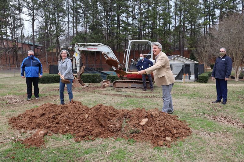 Brookhaven held a groundbreaking ceremony at 1:30 p.m. Thursday at Lynwood Park.