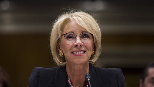 U.S. Secretary of Education Betsy DeVos. (Zach Gibson/Getty Images)
