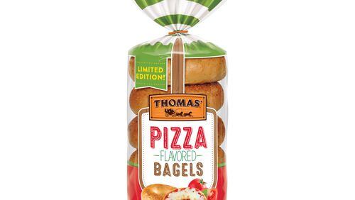 Enter to win a coupon for free pizza bagels and more from Thomas' Bagels. HANDOUT / Vault Communications.