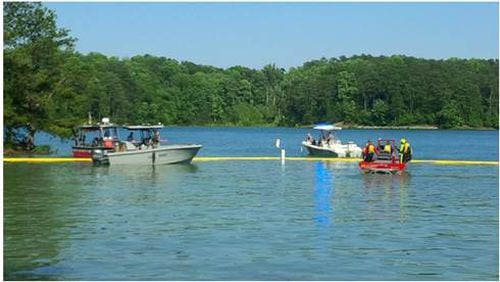 Officials recovered a drowning victim Saturday from Lake Lanier.