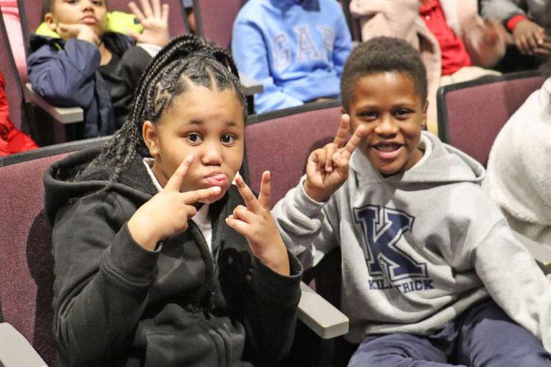 More than 1,500 students and faculty attended the Jan. 25 literacy experience at the CCPS Performing Arts Center. (Courtesy of Clayton News-Daily)