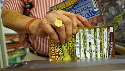 The Georgia Lottery brought in record profits to help pay for education programs this year. CURTIS COMPTON / CCOMPTON@AJC.COM