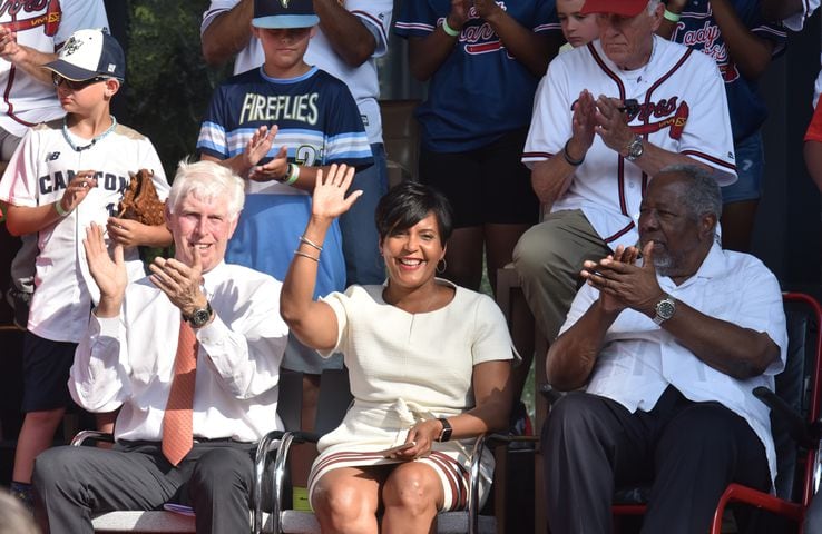 Photos: Braves celebrate landing All-Star game