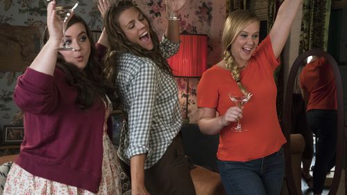 Aidy Bryant, Busy Philipps and Amy Schumer star in the film, “I Feel Pretty.” Contributed by Mark Schafer/STXfilms