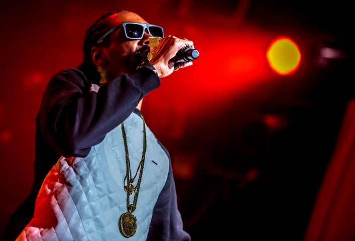 Snoop Dogg performs at a sold out show in Cincinnati