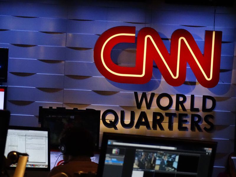The CNN main newsroom in Atlanta in September, 2014. CREDIT: Rodney Ho/ rho@ajc.com
