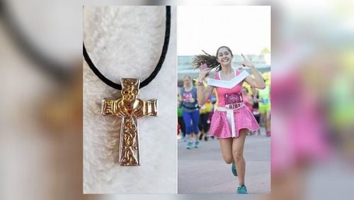 Chastity Foster is seeking help finding a necklace with her daughter's ashes inside. She lost the necklace during a half marathon at Disney World.
