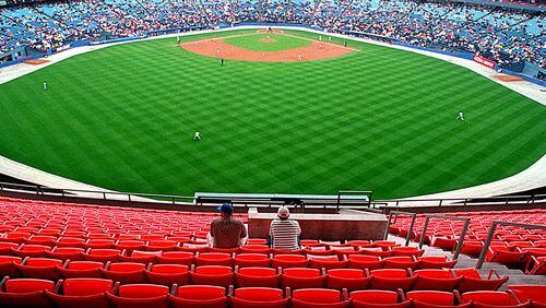 In the final days of Atlanta-Fulton County Stadium, Braves fans were hard to find in the stands.