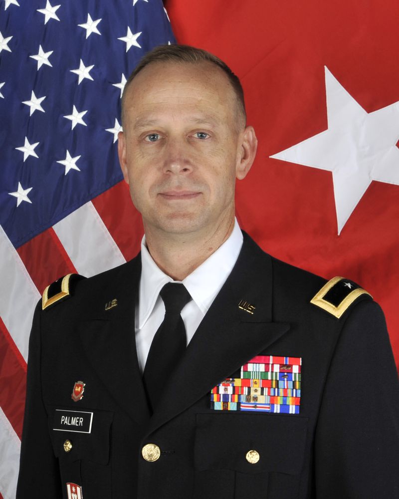 Brig. Gen. Noel F. Palmer, deputy commanding general of the 412th Theater Engineer Command