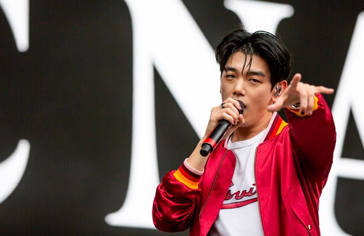 Eric Nam performs at Music Midtown on Saturday, September 18, 2021, in Piedmont Park. (Photo: Ryan Fleisher for The Atlanta Journal-Constitution)