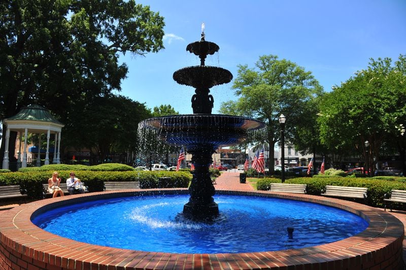 A look at Marietta Square in May 2012