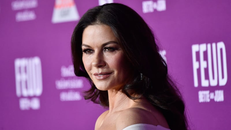 Actress Catherine Zeta-Jones arrives at the Premiere of FX Network's "Feud: Bette And Joan" at Grauman's Chinese Theatre on March 1, 2017 in Hollywood, California. Zeta-Jones portrayed a young Olivia de Havilland in the miniseries, which is now at the center of a lawsuit filed by de Havilland. 