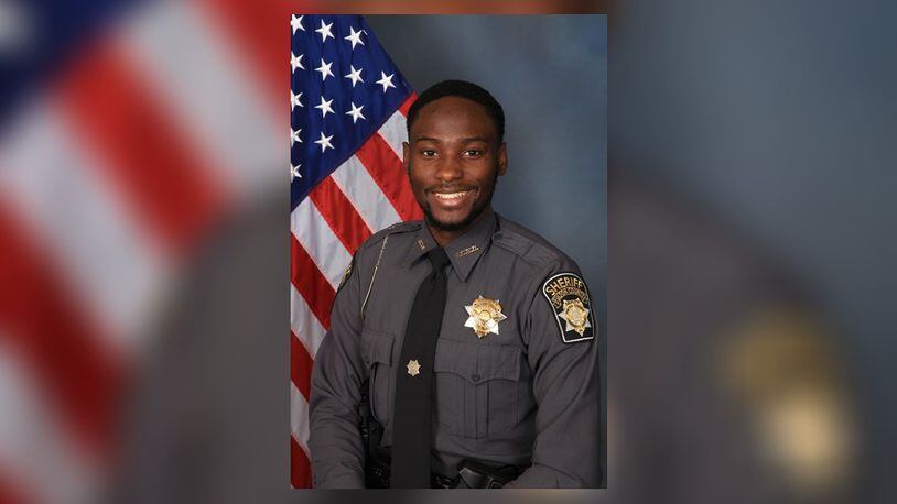 Fulton County sheriff's Deputy James Thomas was killed Thursday. He was 24.