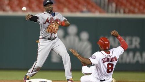 Braves second baseman Brandon Phillips has struggled at times both in the field and at the plate since straining his left groin in late April, an injury that lingered and radiated into quadriceps soreness. (AP photo)