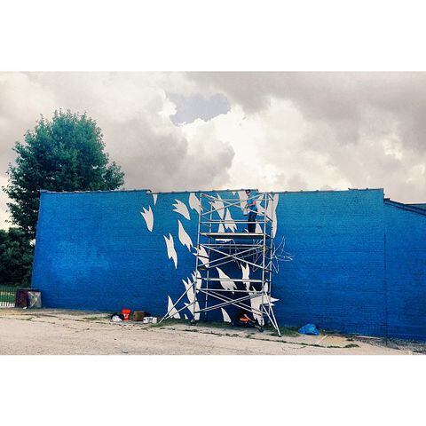 Artists from around the world paint murals around Atlanta