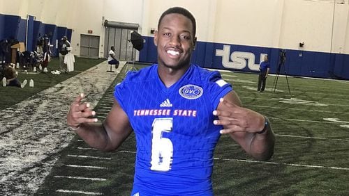Christion Abercrombie, a linebacker for the TSU Tigers and a graduate of Westlake High School, was critically injured during the Sept. 29 game against Vanderbilt.