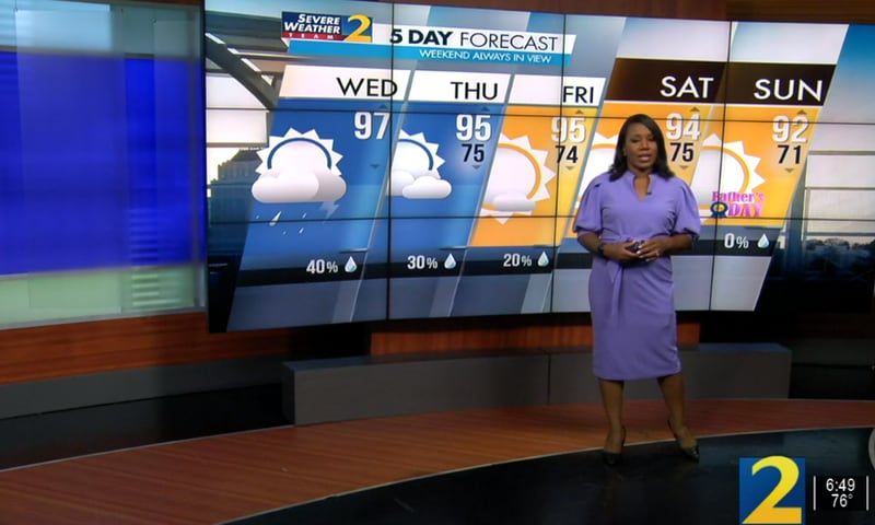 Channel 2 Action News meteorologist Eboni Deon said Atlanta could see highs near 100 degrees by next week.