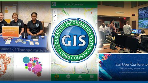 The Geographic Information System (GIS) is a part of the revamped Cobb County Web Portal. Courtesy of Cobb County