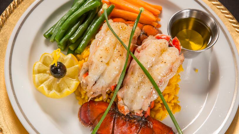 Lobster tails are on the prix fixe menu at Petite Violette.