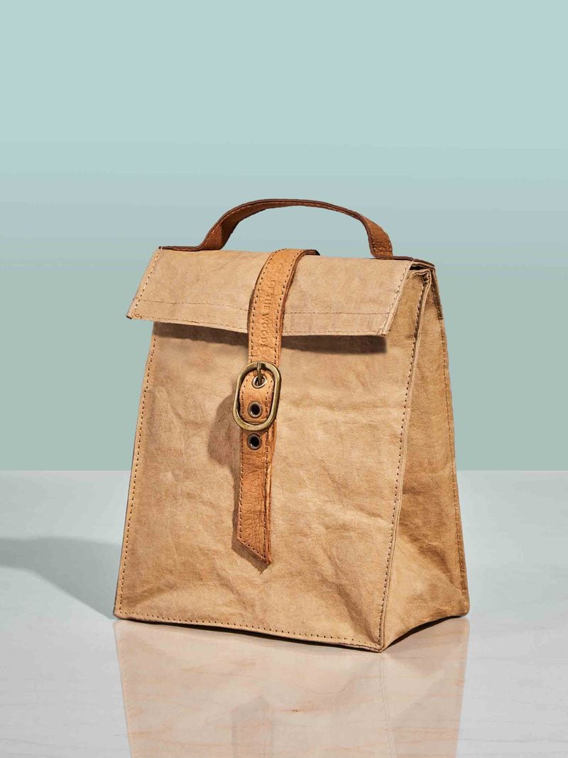 A contemporary take on a brown bag yields this washable, insulated version.
(Courtesy of Out of the Woods)